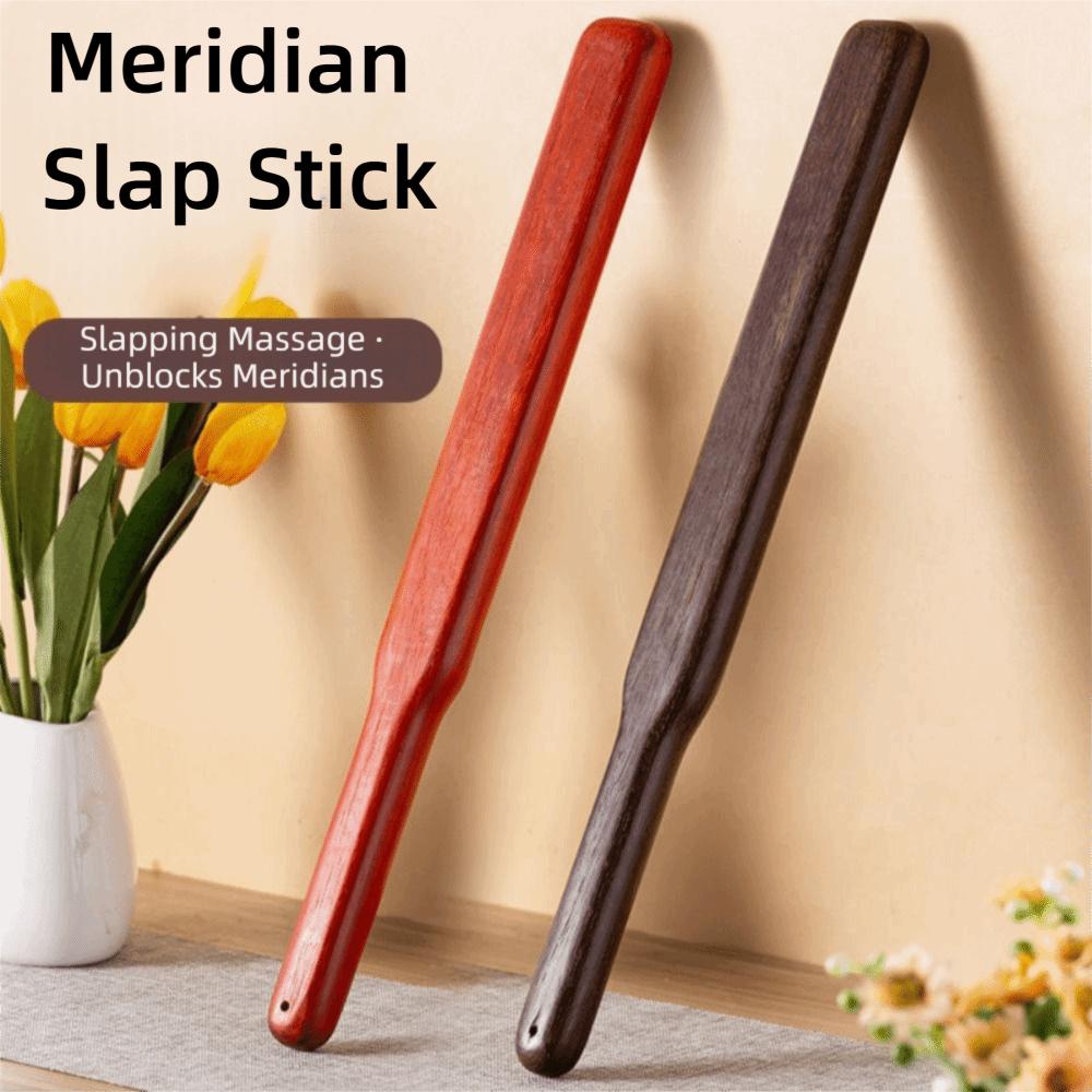 Handheld Guasha Wood Stick Solid Wood Lymphatic Drainage Massager  Self Treatment