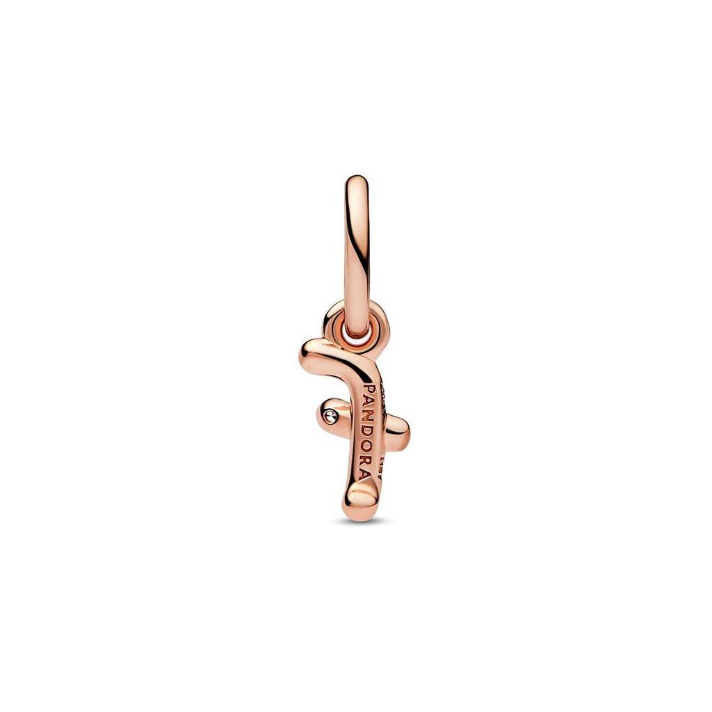 Pandora Fashion Trend Letter F Pendant Women Pendant Rose-Gold 782532C01