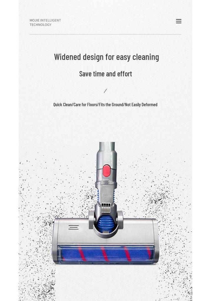 Soft Fluff Electric Roller Brush Head for Dyson V6/V7/V8/V11 Vacuum Cleaners