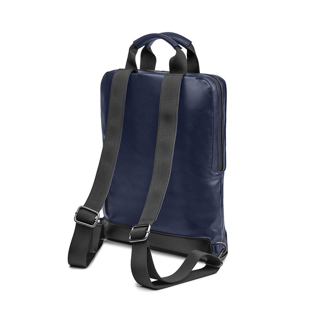 Moleskine ET76UDBVBK Business Backpack with 15-inch Laptop Storage, Black, Classic Vertical Device Bag, Men's, Sapphire Blue, One Size