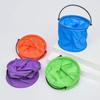 1 Piece Outdoor Sand Pool Play Tool Beach Sand Toy Play Bucket Toy Folding Collapsible Bucket Gardening Tool Kids Summer Favor