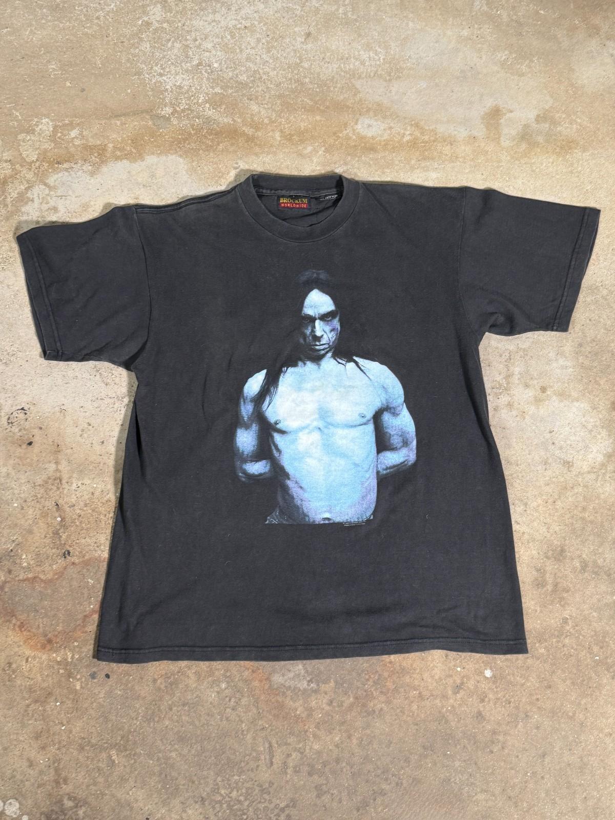 intage 90s Iggy Pop T Shirt L Brockum 1993 American Caesar Tour Band Tee XL