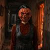 Breathable Scary Skull Masque Pumpkin Halloween for Adults, Horror Full Face Cosplay Costume, Creepy Foam Party Prop Vintage Style
