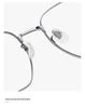 Vintage Ultralight Pure Titanium Eyeglass Frame | Large Polygonal Slim Design | Unisex Minimalist Prescription Glasses