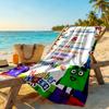 Numberblocks Customize Your Name Beach Towel High Absorbency & Quick-Dry Suitable for Swimming Gym Camping Yoga Vacation