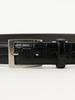 [BEAMS HART] Leather Belt, Crocodile Stamp Leather Belt, Men's, BLACK -
