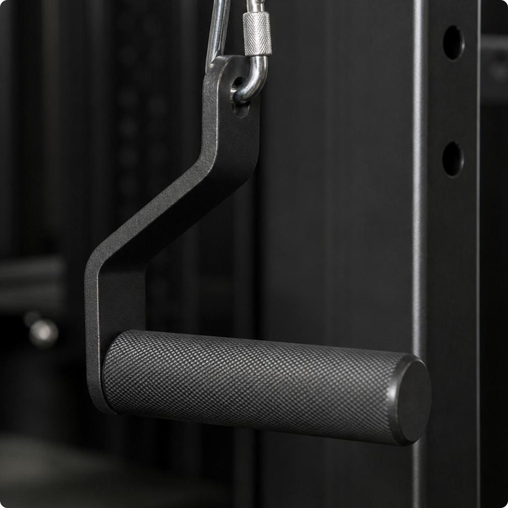 Cable Machine Handle with Hook Compact Exercise Handles Reinforced for Athletes