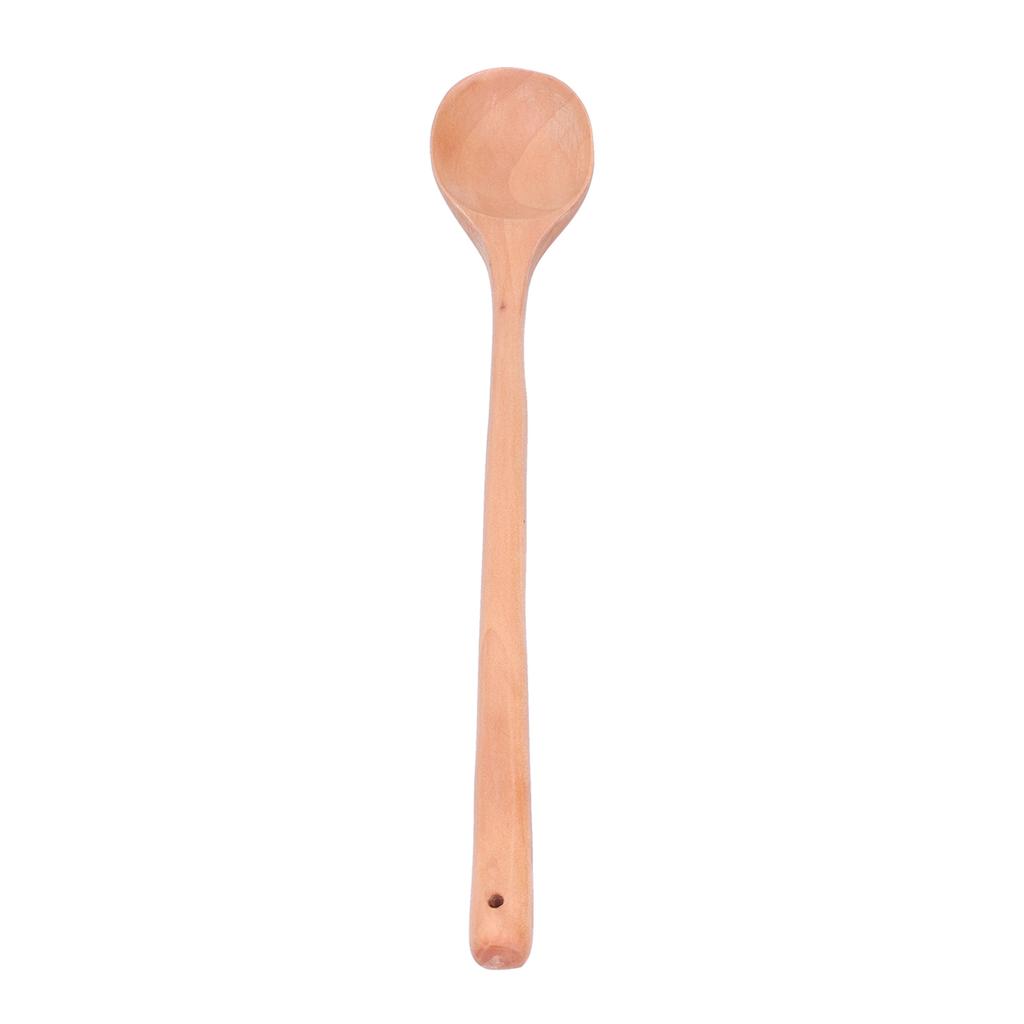 Wooden Spoon   Handle Design Exquisite Texture Wood Serving Spoons for Kitchens and Restaurants
