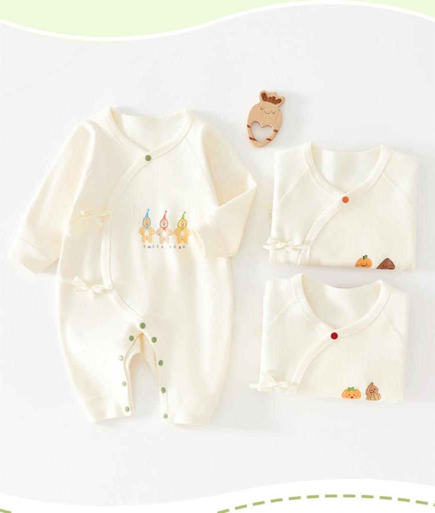Baby Clothes for Girls and Autumn and Newborn Long for Girls and Birth Birth Bear 59 [YIN OON] Boys, Winter, Clothes, Underwear, Pajamas, Rompers,