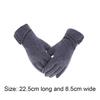 Fleece Lined Winter Warm Gloves Windproof Cold Proof Full Finger Gloves Comfortable Touch Screen Gloves