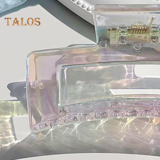 Women Hair Claw Transparent Design Strong Grip Hair Clip Back Head Large Size Hair Organizer Hairstyles Accessories