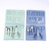 Premium 16-Piece Nail Grooming Kit For Home Stainless Steel Clippers Pedicure Set And Travel Case Included Manicure Set