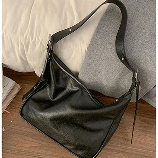 Spring 2026 High-End Retro Fashion Women s Large-Capacity Tote Bag чёрный