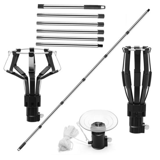 Light Bulb Changer with Suction Cup Kit Easy To Operate High Reach Light Bulb Changer with Pole Light Bulb Removal Tool