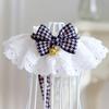 Pet Collar Lace Edge Decorating Fashion Pet Bibs Scarf Handcrafted Wreath Accessories for Outside