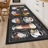 Non Slip Washable Kitchen Coffee Latte Espresso Theme Carpet Area Rug Non Slip Kitchen Kitchen Rug Kitchen Runner Rug Coffee Rug
