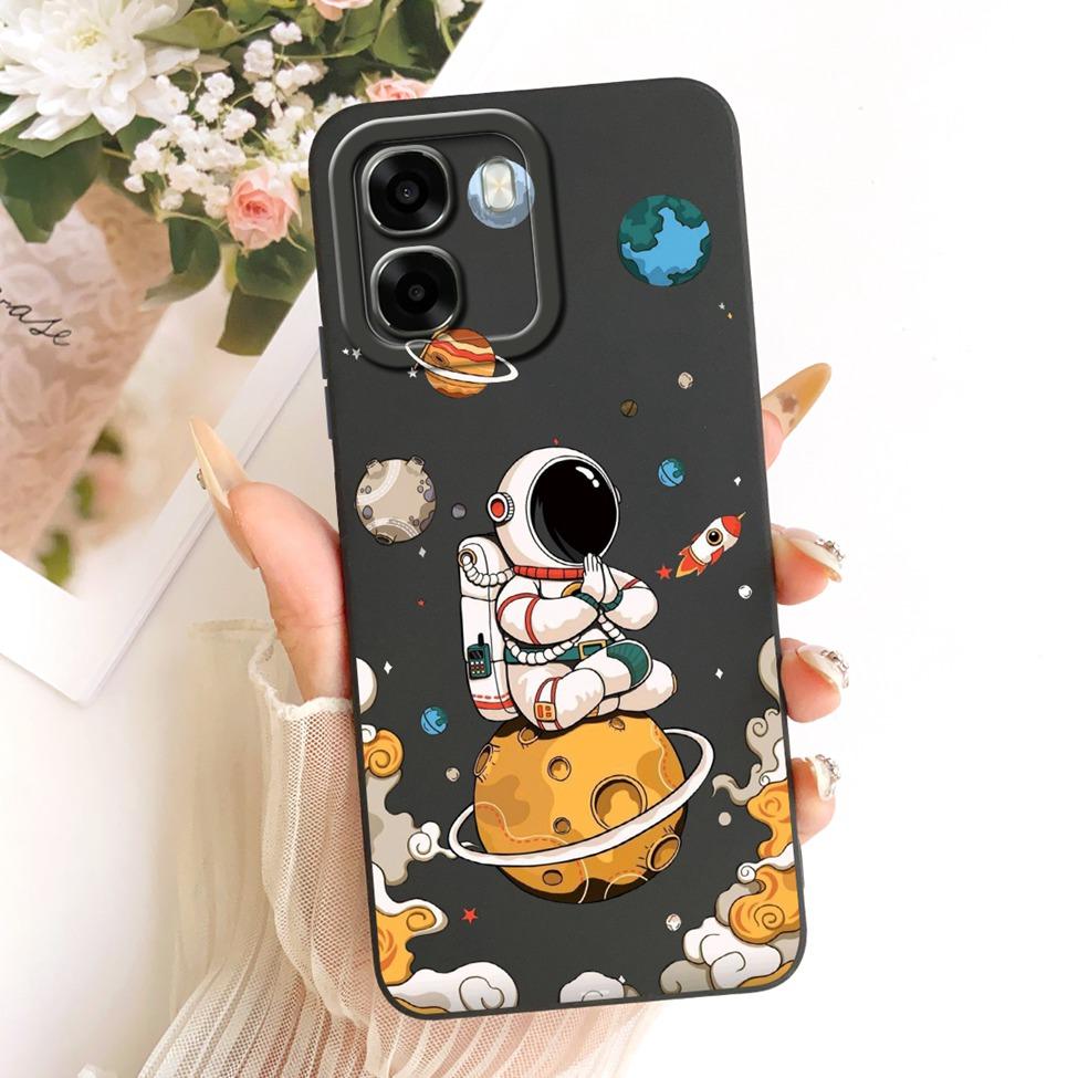 Case For Oppo A6 4G CPH2817 5G CPH2831 PLT120 Casing For Oppo A6 Cover Luxury Fashion Cute Cartoon Funny Painted Silicone Funda