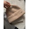 Single Autumn and Winter Warm New Face Look Small Thickened and Enlarged Woolen Cap for Men and Women  Cold Cap Knitted Cap