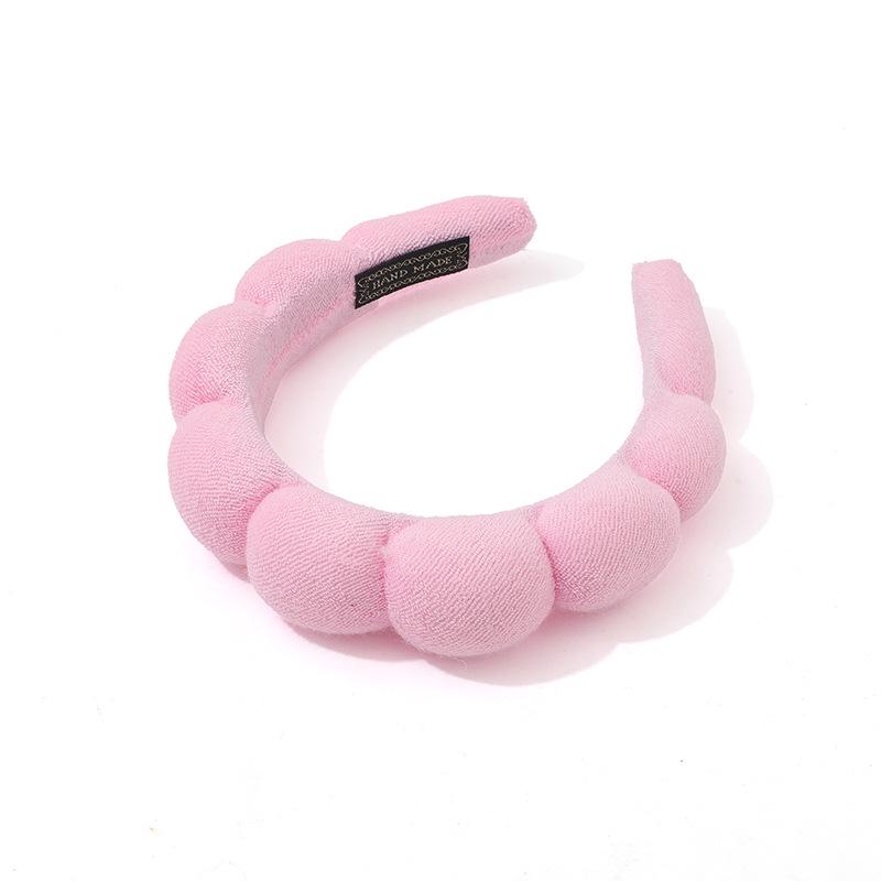 4-teiliges Gesichtswaschset: Stirnband, Haargummi, Armband, Haarspange - Geschenkverpackung
