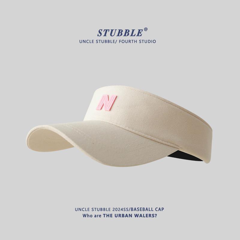 

Summer Sun Protection Cap With Wide Brim For Outdoor Running And Casual Wear бежевый