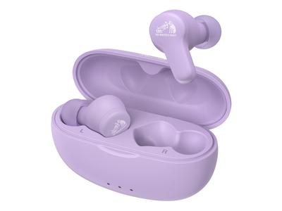 JVC Kenwood Victor Kabellose Bluetooth Kompakte und Leichte pro Bis zu 24 Stunden Bluetooth Enthält Originale Lila HA-A20T Ohrhörer, (4,2g Ohr),