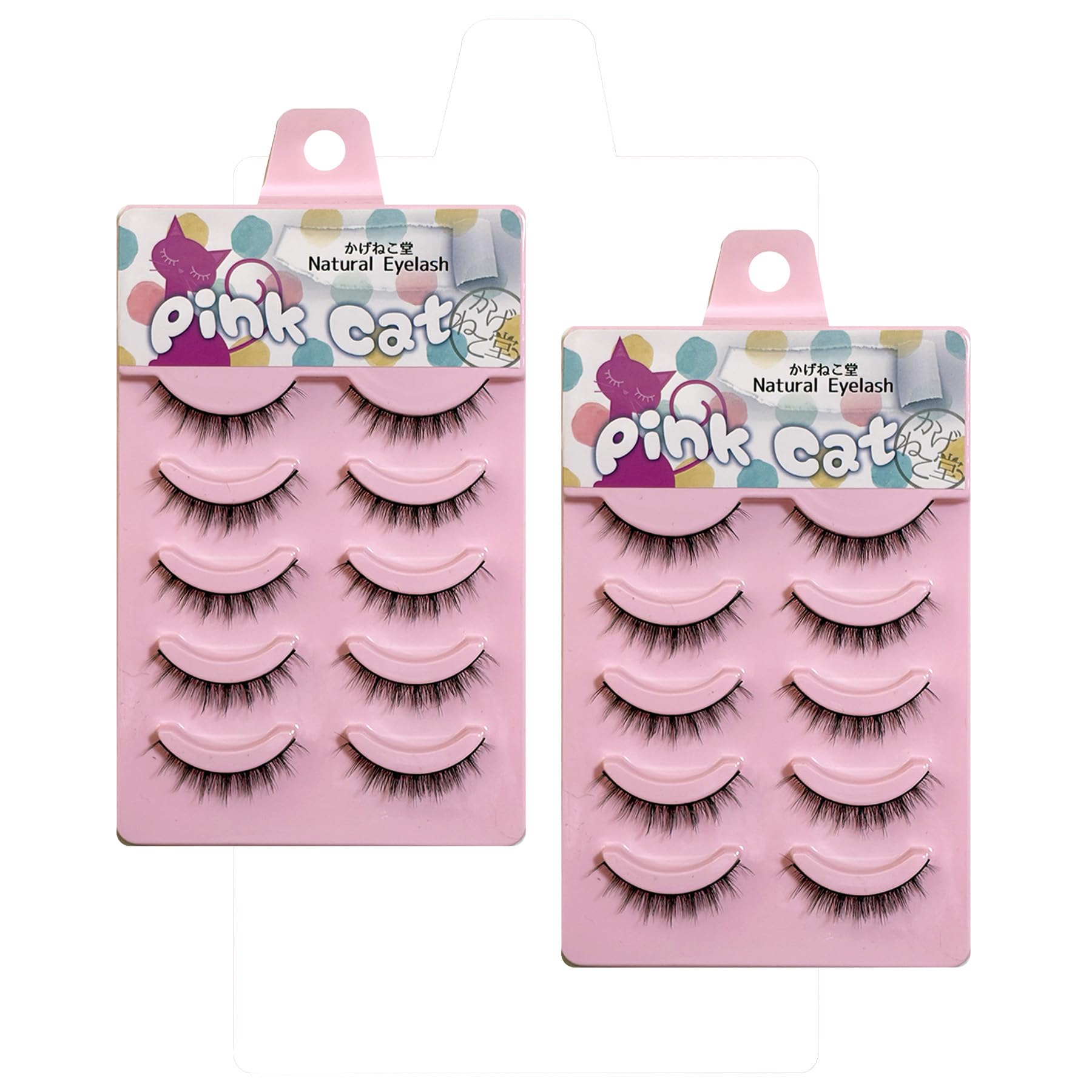 

Kagenekodo False Eyelashes (s-BL-02-2P, Set of 2, Black Barrel, 2mm-6mm, Very Short)