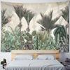 Vintage Banana Tree Tapestry Wall Haning Psychedelic Hippie Oil Painting Tapiz Tropical Plants Background Cloth Boho Decor