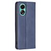 For Oppo A78 4G Stand Flip Cover PU Leather Imprinted Line Card Slots Phone Case