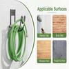 Wandmontierter Gartenschlauchhalter Spritzgegossenes Eisen Wasserrohr Aufbewahrungsregal Robust Rostfrei Für Hinterhof Rasenbewässerung Organizer
