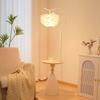 Adjustable Retro Orange Crescent Floor Lamp for Living Room, Bedroom, or Sofa Corner