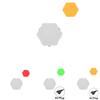Modern Minimalist Led Quantum Wall Light Touch Sensor Honeycomb Design For Home Dcor