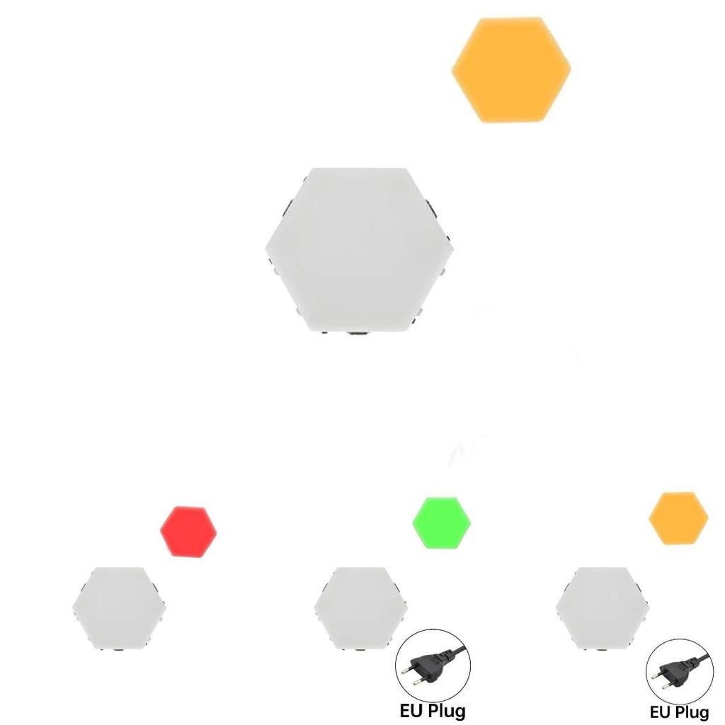 Modern Minimalist Led Quantum Wall Light Touch Sensor Honeycomb Design For Home Dcor