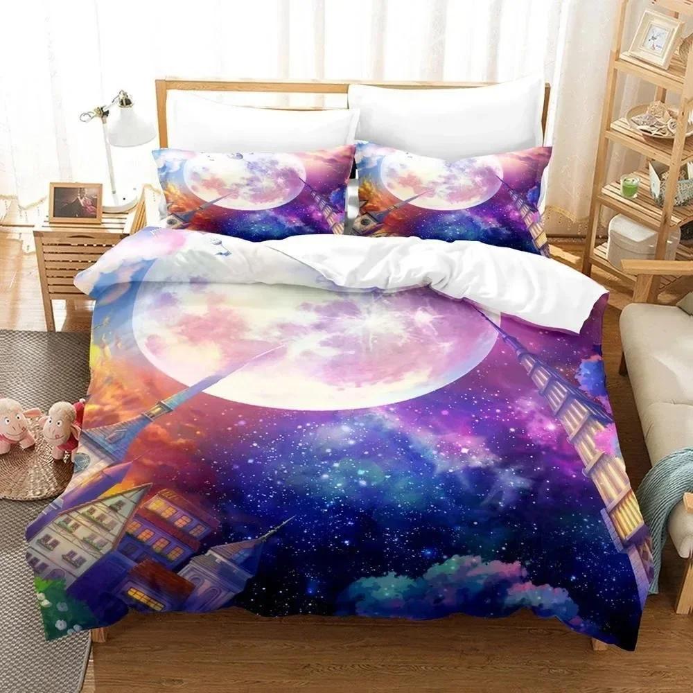 Comforter 3D Printing Anime Game Promise Of Wizard Bedding Set Single Twin Full Queen King Size Bed Set Adult Kid Bedroom S