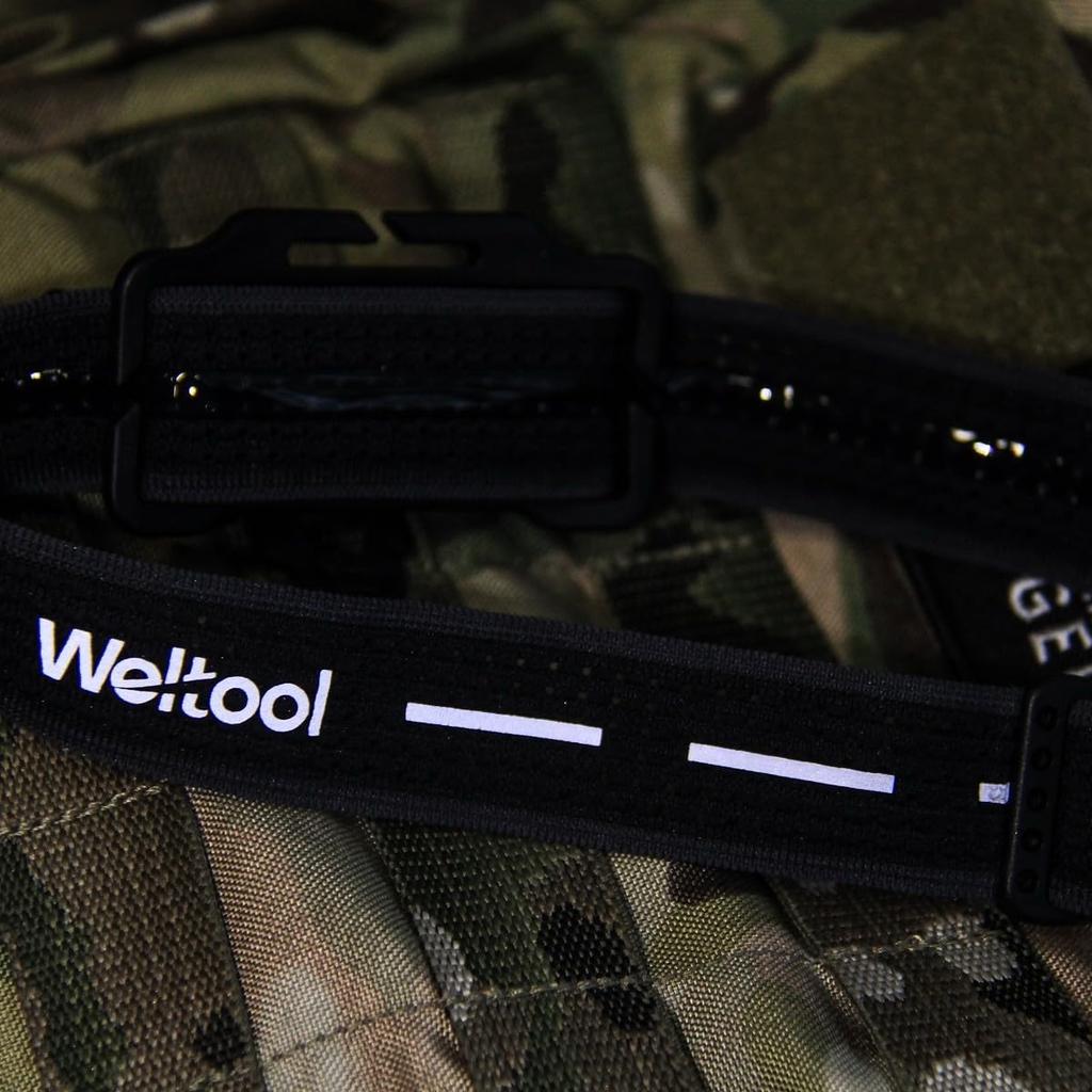 Weltool HB2 Headlamp Strap Replacement Elastic Headband for Most Black
