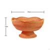 Rattan Basket Fruit Bowl Decoration Food Bread Storage Tray for Kitchen