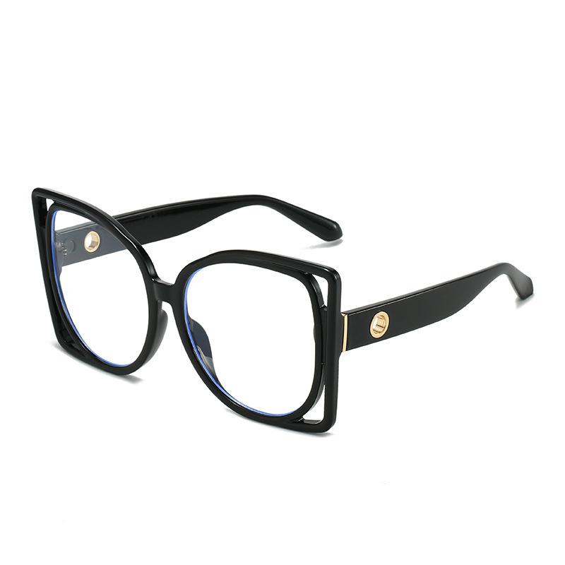 Luxury Orange Eyeglasses For Women Anti Blue Light Myopia Glasses Vision Diopters 0 -1 5 -6 Nearsightedness Glasses