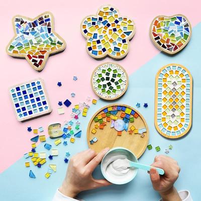 Handmade Mosaic Coaster DIY Kit for Students – Perfect for Mother's Day & Kindergarten Activities