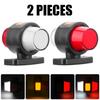 Truck LED Side Marker Light Double Face Indicator Turn Signal Light Rear Stop Warning Lamp 12V 24V For Car Trailer Lorry Van RV