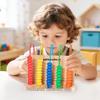 Montessori Five-Tier Abacus: Three-Digit Frame for Early Education Math Teaching - Grades 1 & 2