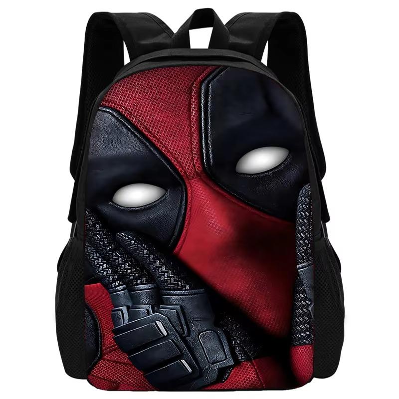 Deadpool Movie Child School Backpack With Shoulder Bag Pencil Bags School Bags for Boys Girls Best Gift