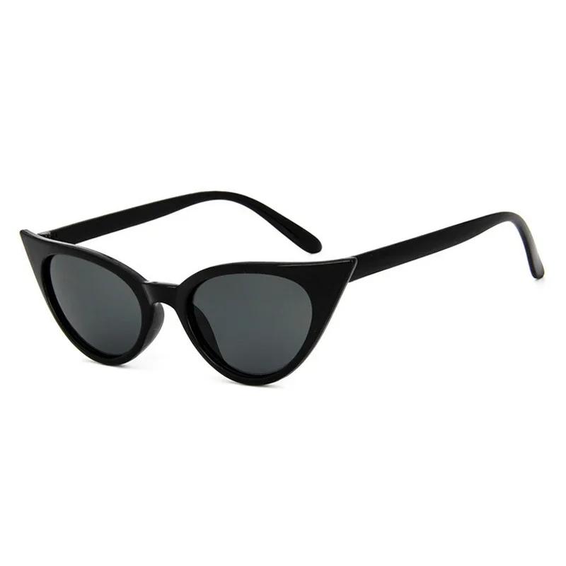 Luxury Mirror Cat Eye Sunglasses Women Men Designer Sun Glasses Retro Female Male Casual Colors