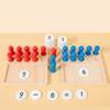 Number Game Grid Wooden Educational Toy For Kids Learning And Early Education