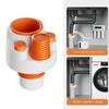 Washing Machine Floor Drain Pipe Tees Pipe Drainpipe Connector Floor Drain Adapter Sewer Elbow Pipe Tees Joint Connector