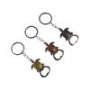 Frog Wolf Metal Lion Keyring Hanging Pendant Beer Opener Keychain Turtle Bottle Opener  Men Boy