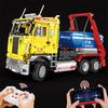 Non-Toxic 1918Pcs Skip Loading Truck Model Building Blocks City Engineering Vehicle Remote Control Technology Blocks Kids Diy Toys Gifts