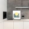 PANEL SZKLANY DO KUCHNI 60x65 Kaktus