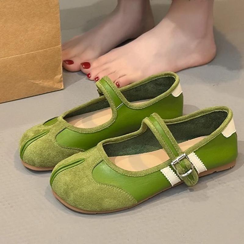 Fashion Women Marie Janes Flat Sandals Woman Sport Sneaker 2025 Trend Summer Loafers Casual Shoes Comfort Soft Leather Zapatillas