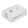 For Raspberry Pi 4B High Quality Protective Aluminum Alloy Metal Porous Case Cover Enclosure Silver