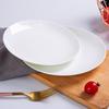 Jingdezhen Pure White Ceramic Dinner Plates