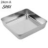 Roasting Pans Anti-deformed Baking Pan Unbreakable Stainless Steel Smooth Cookie Sheet Edges Square Food Plate Household Supplies
